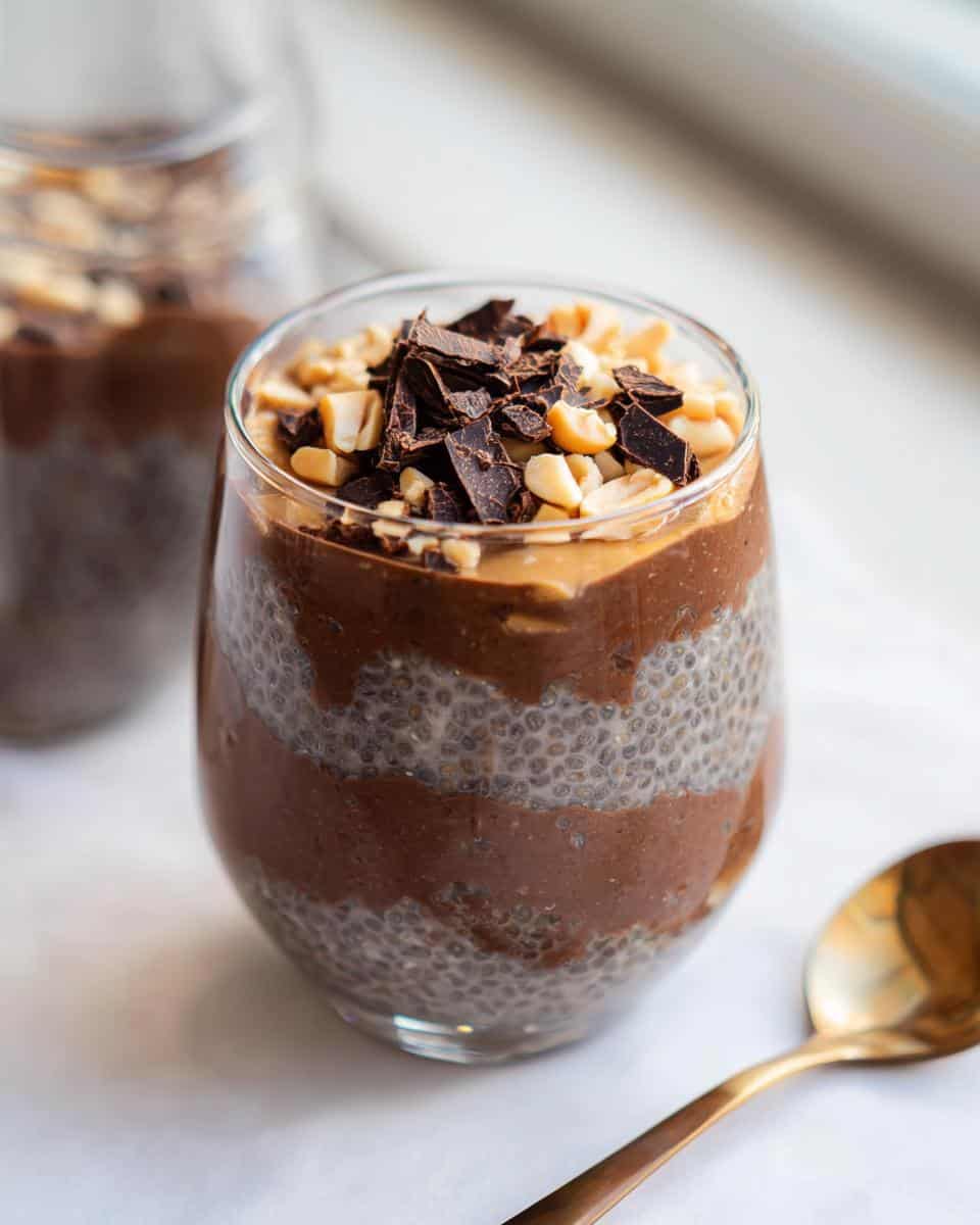 Peanut Butter Chocolate Chia Pudding - detail 3