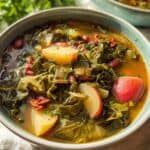 Smoky Collard Greens Soup Recipe Easy Healthy Vegetarian