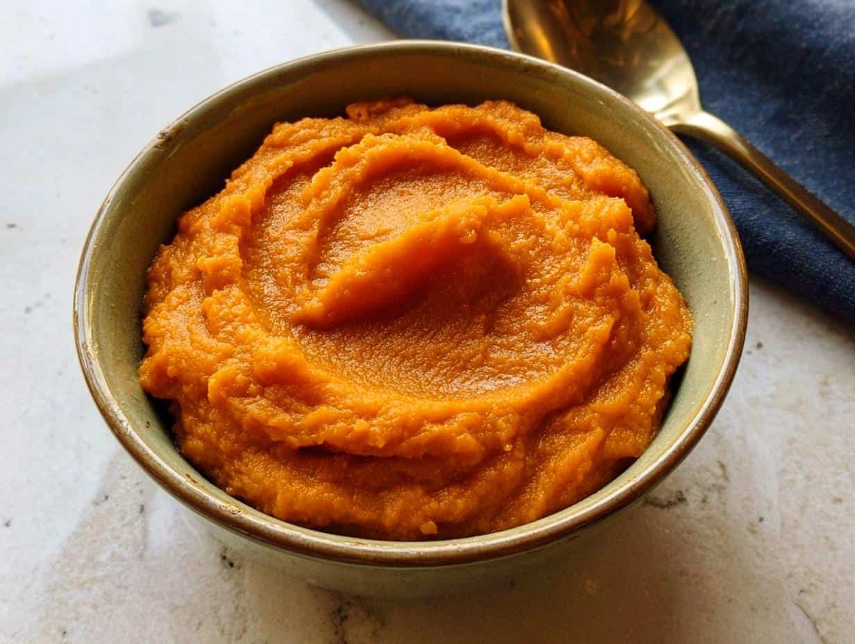 Foolproof Sweet Potato Puree in 60 Minutes