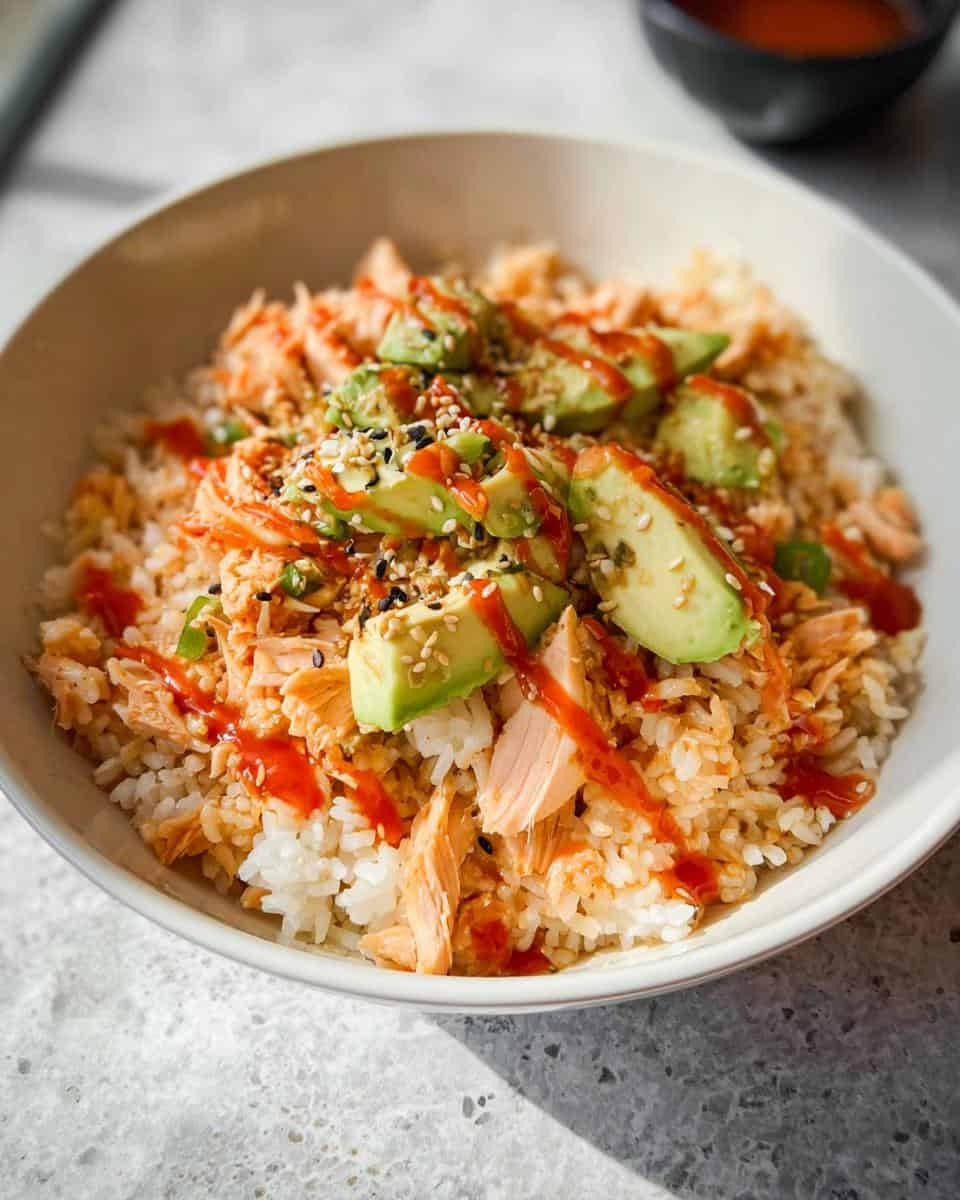 TikTok Rice Bowl with Salmon Viral Recipe - detail 1