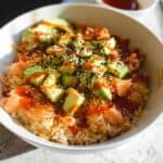 TikTok Rice Bowl with Salmon Viral Recipe