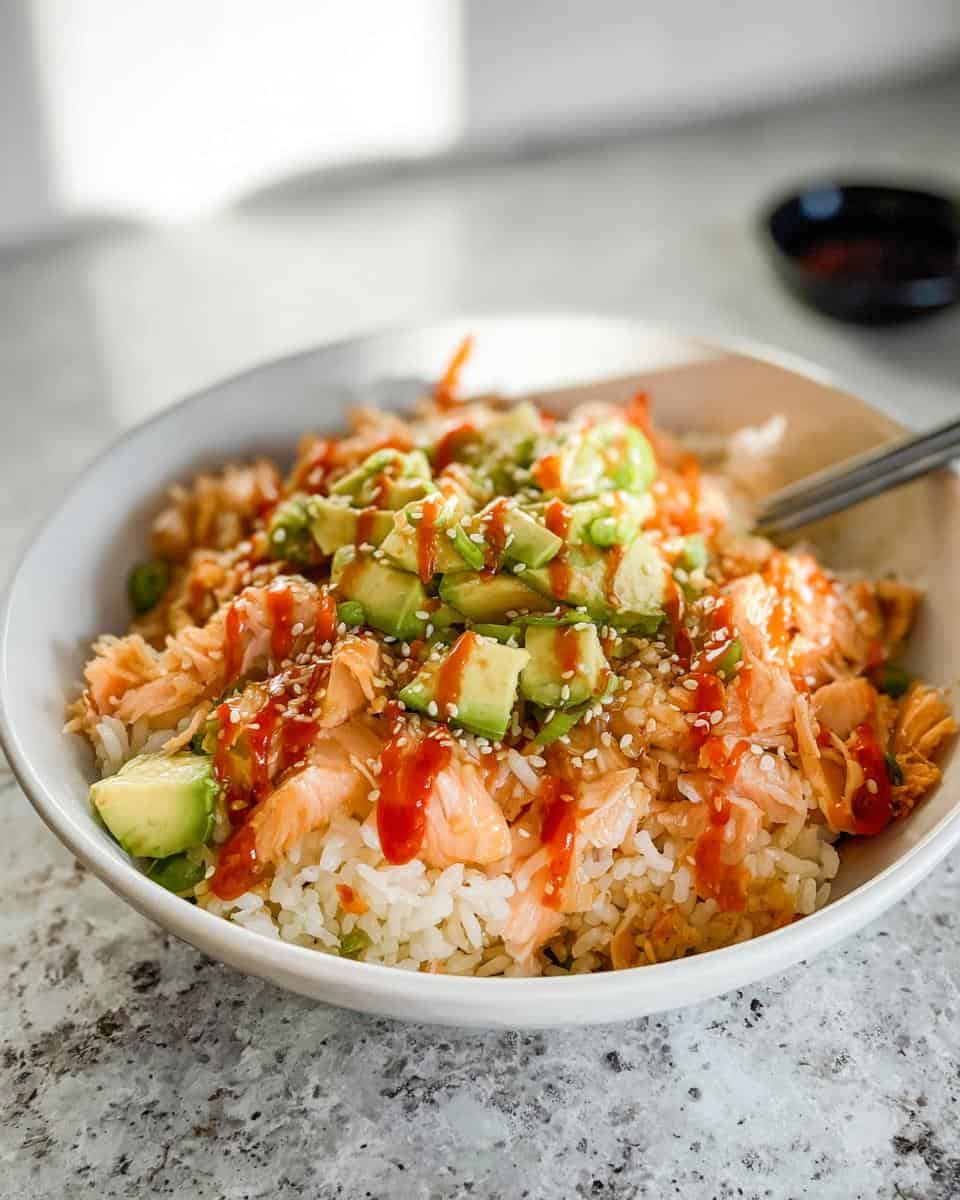 TikTok Rice Bowl with Salmon Viral Recipe - detail 2