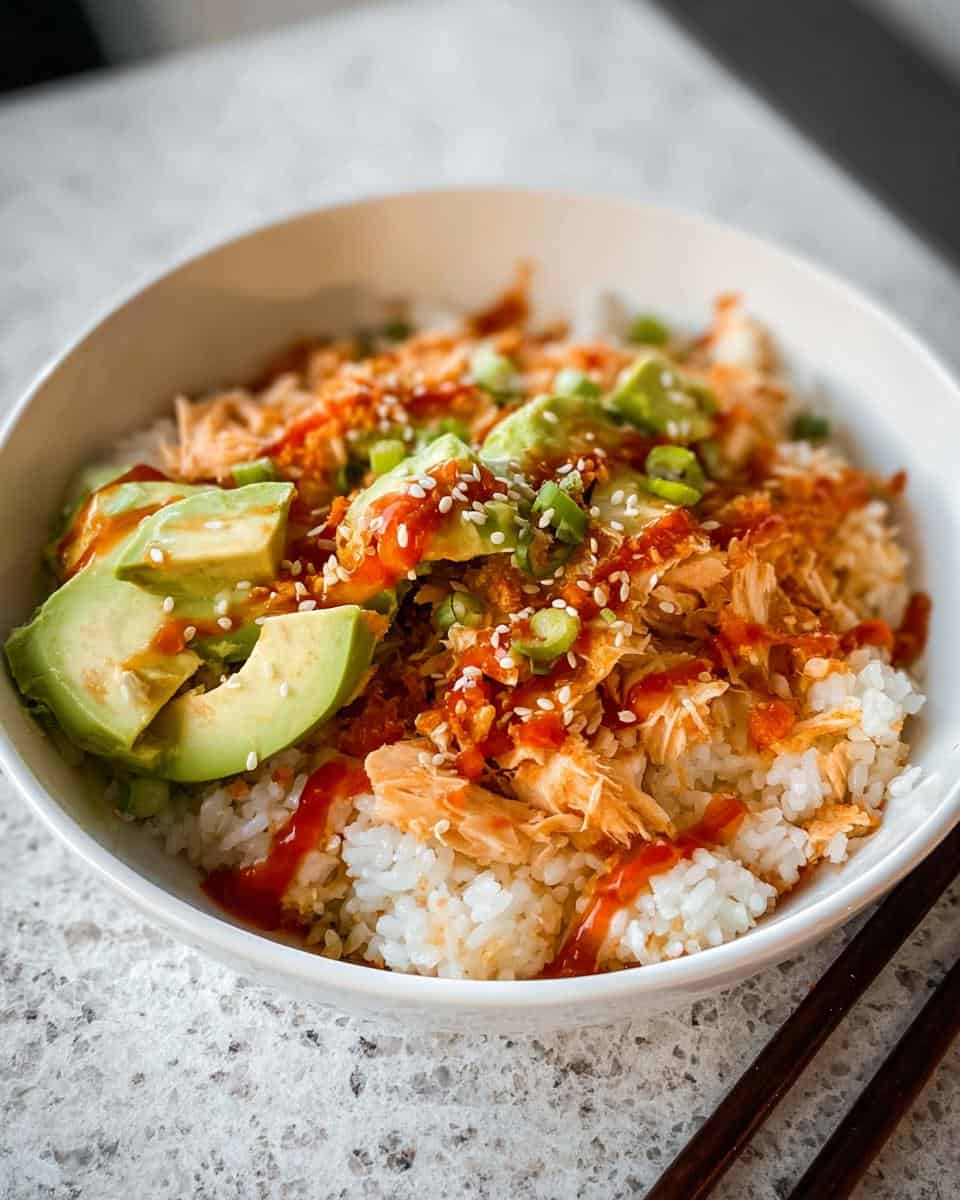 TikTok Rice Bowl with Salmon Viral Recipe - detail 3