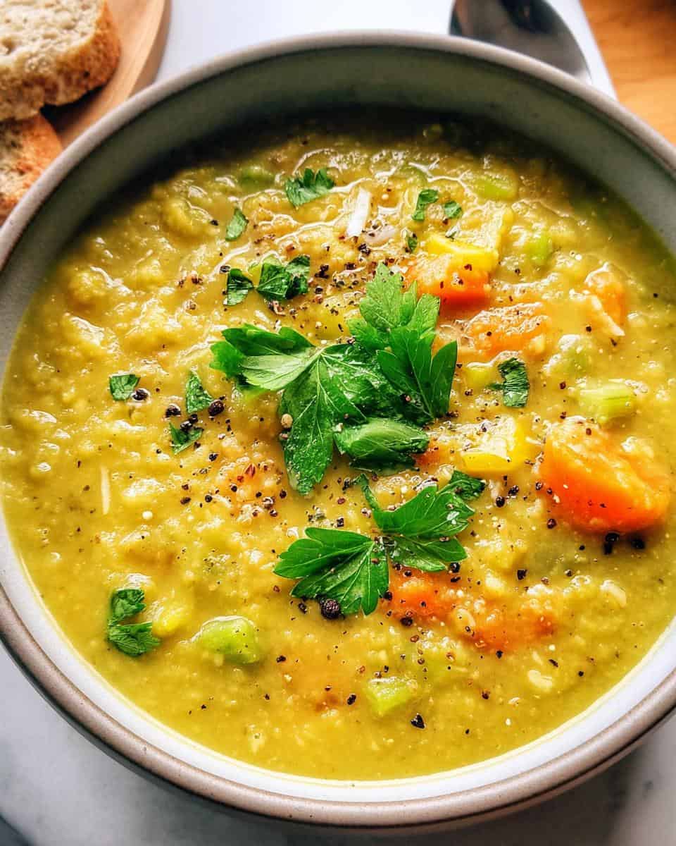 Vegan Split Pea Soup - detail 1