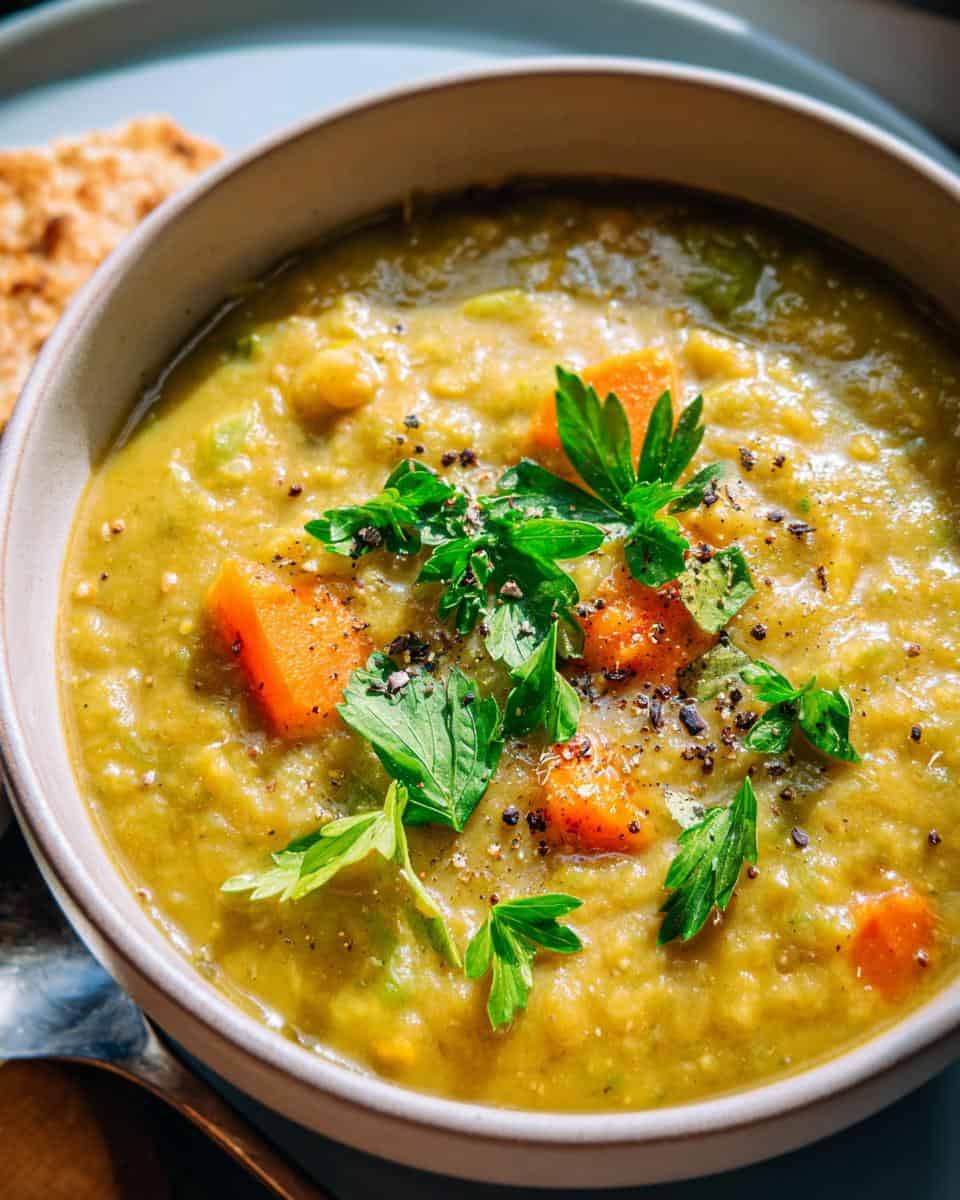 Vegan Split Pea Soup - detail 3
