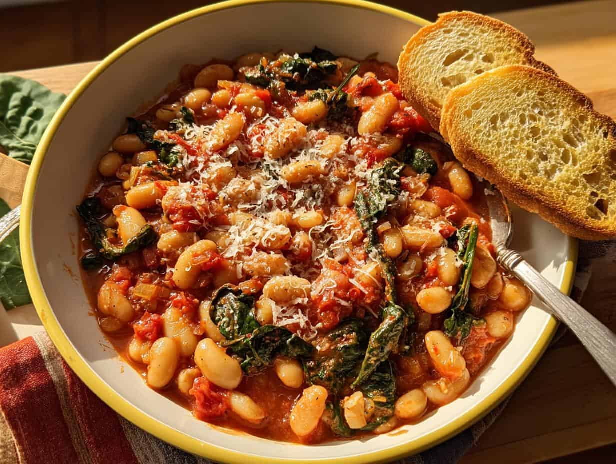 White Bean Skillet High-Protein Dinner