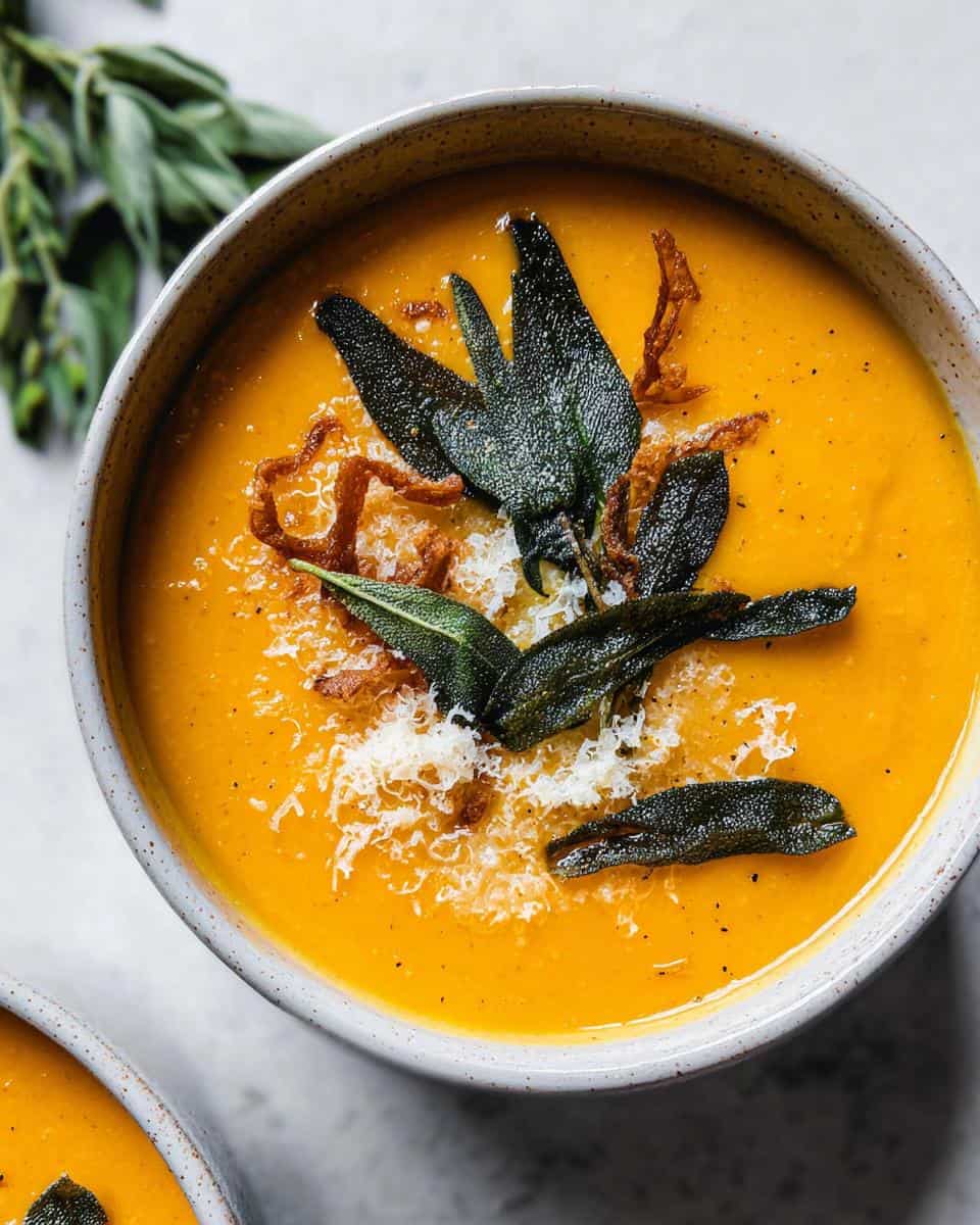 acorn squash soup - detail 2