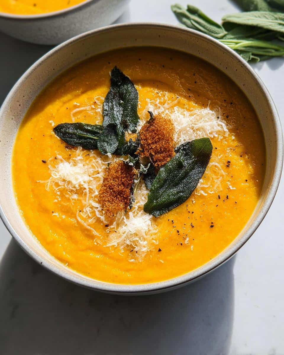 acorn squash soup - detail 3