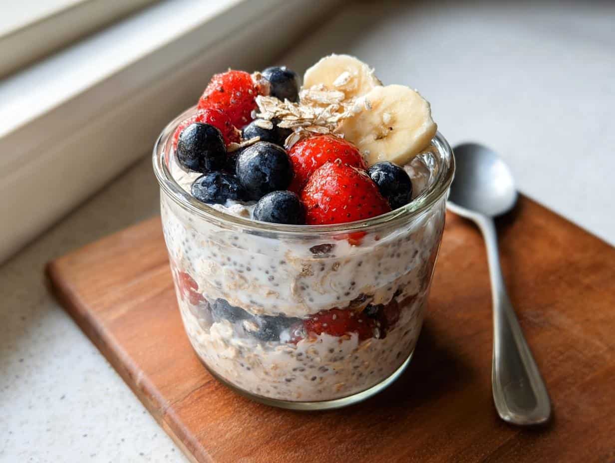 5-Minute Cottage Cheese Overnight Oats: Unbelievably Divine