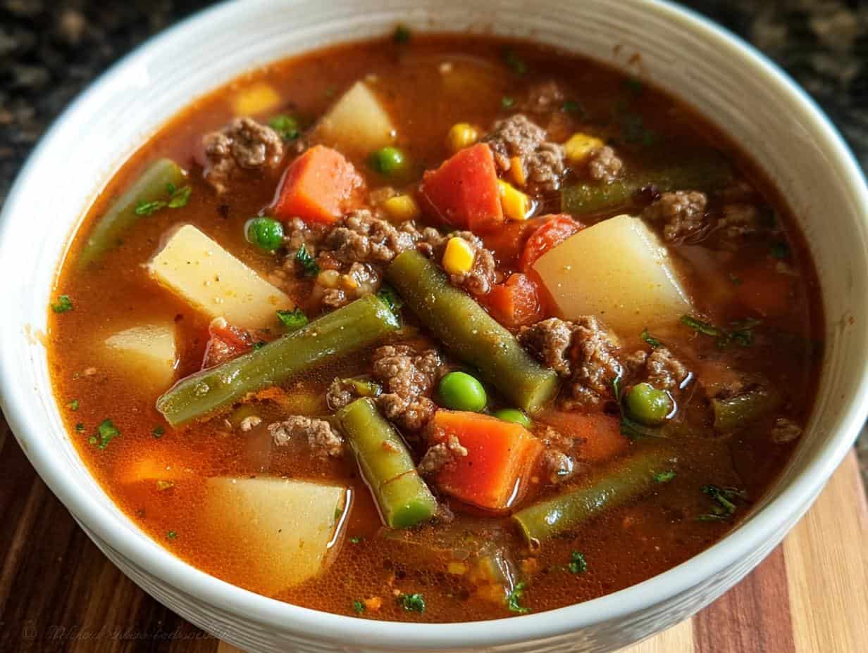 ground beef soup