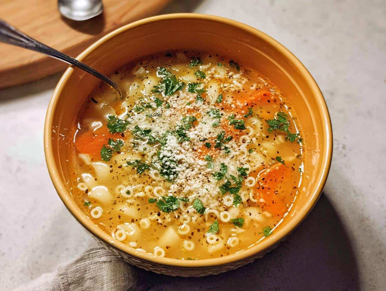 Grandma’s Pastina Soup Recipe: A Comforting Bowl in 30