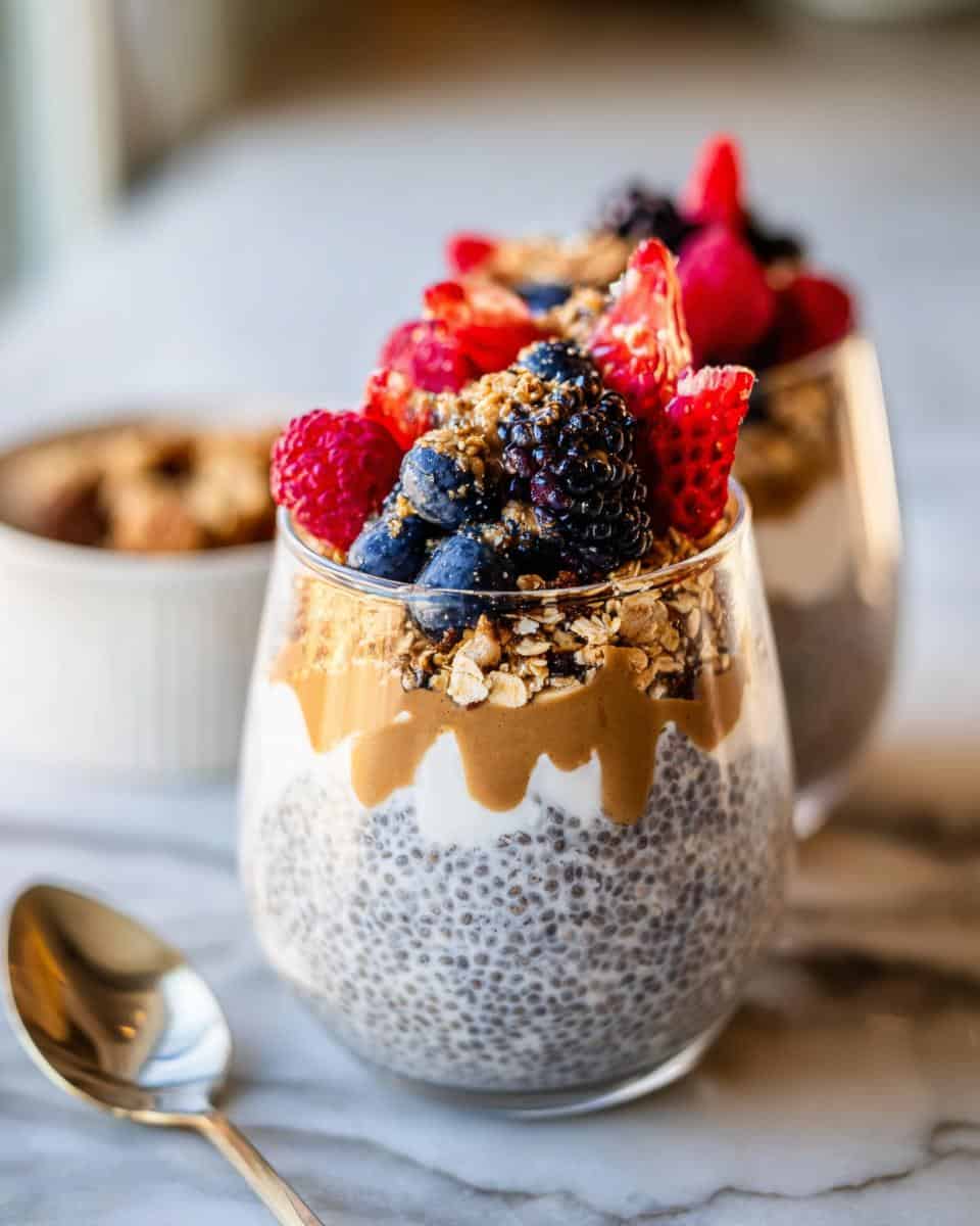 protein chia pudding new close up - detail 1