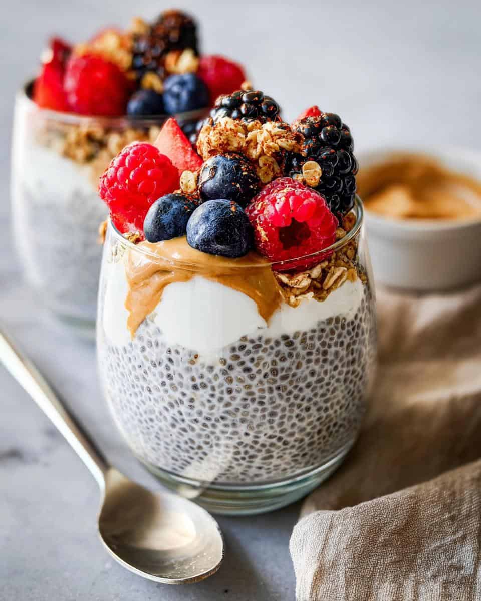 protein chia pudding new close up - detail 2