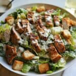BEST CHICKEN CAESAR SALAD WITH HOMEMADE CROUTONS