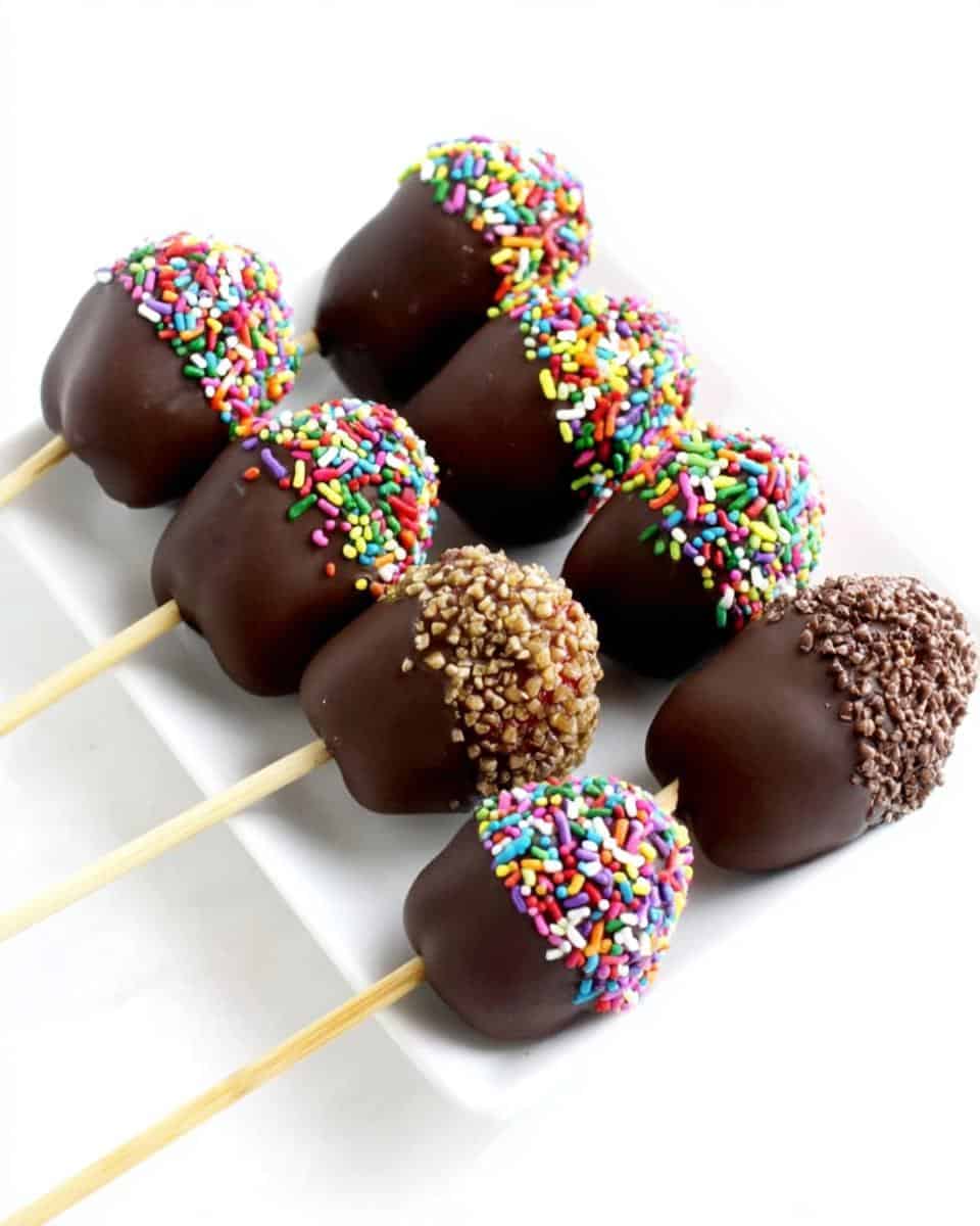 Chocolate Covered Strawberry Skewers - detail 3