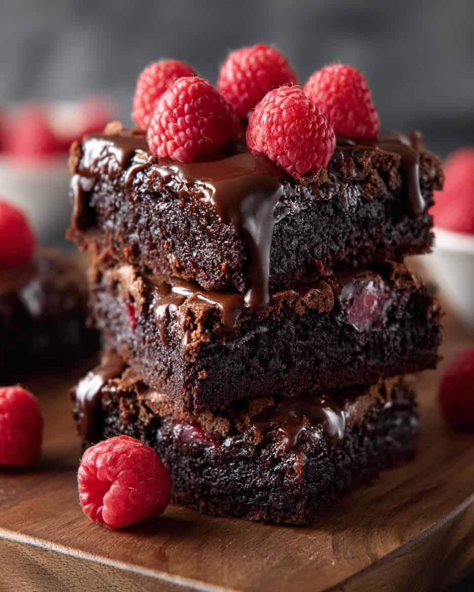 Chocolate Raspberry Brownies: Sinful 200g Bliss