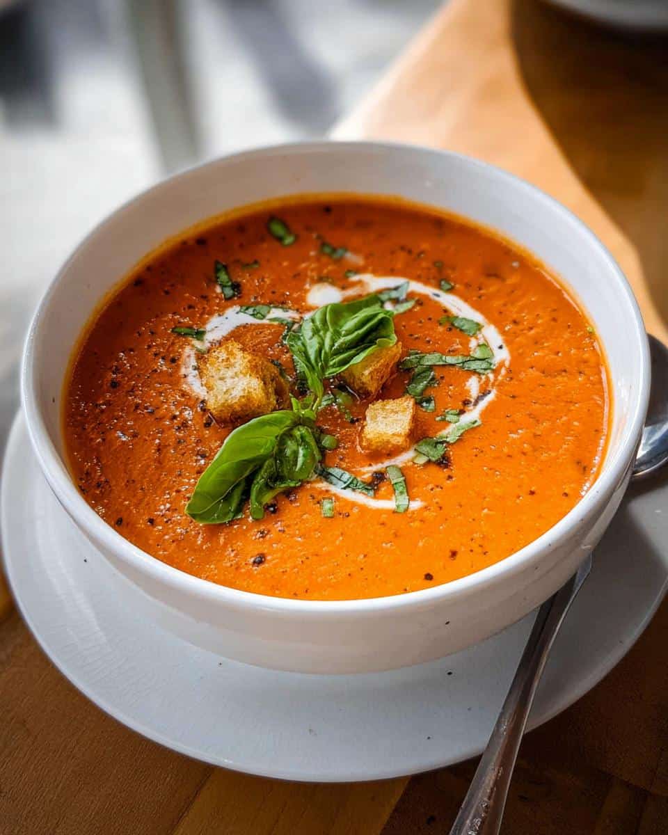 Creamy Tomato Basil Soup - detail 2