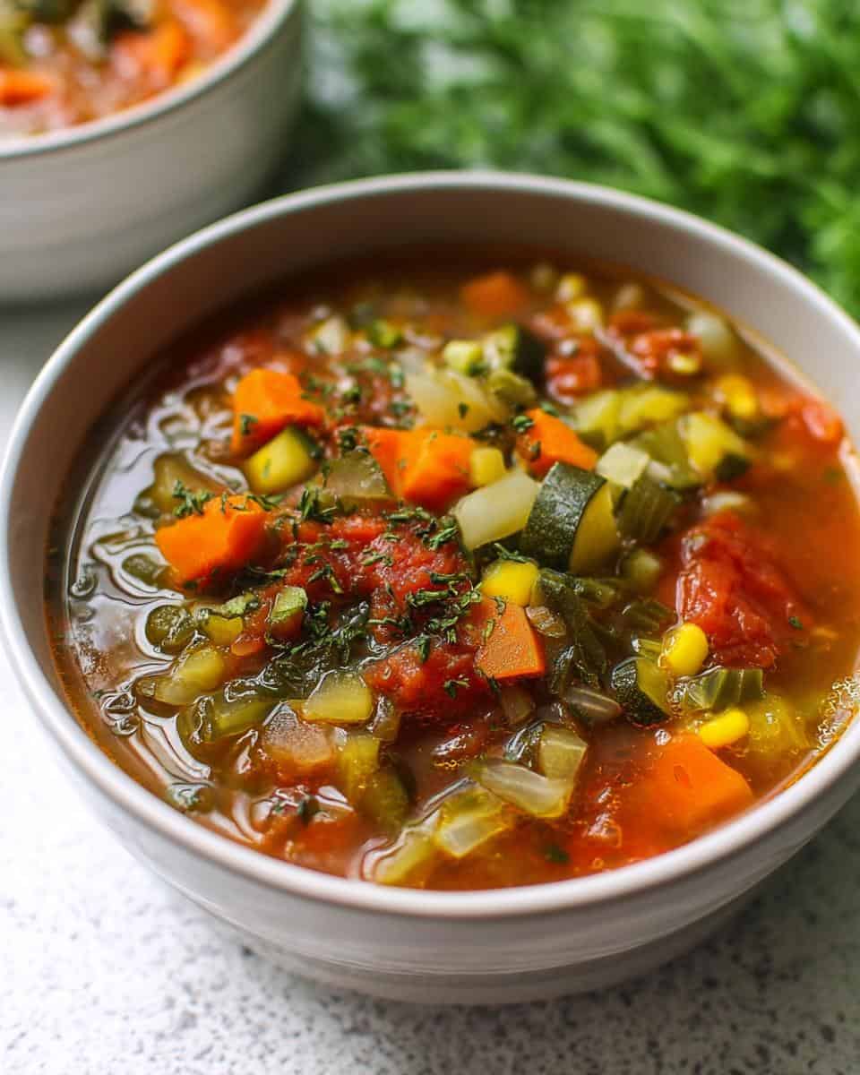 Detox Vegetable Soup - detail 1