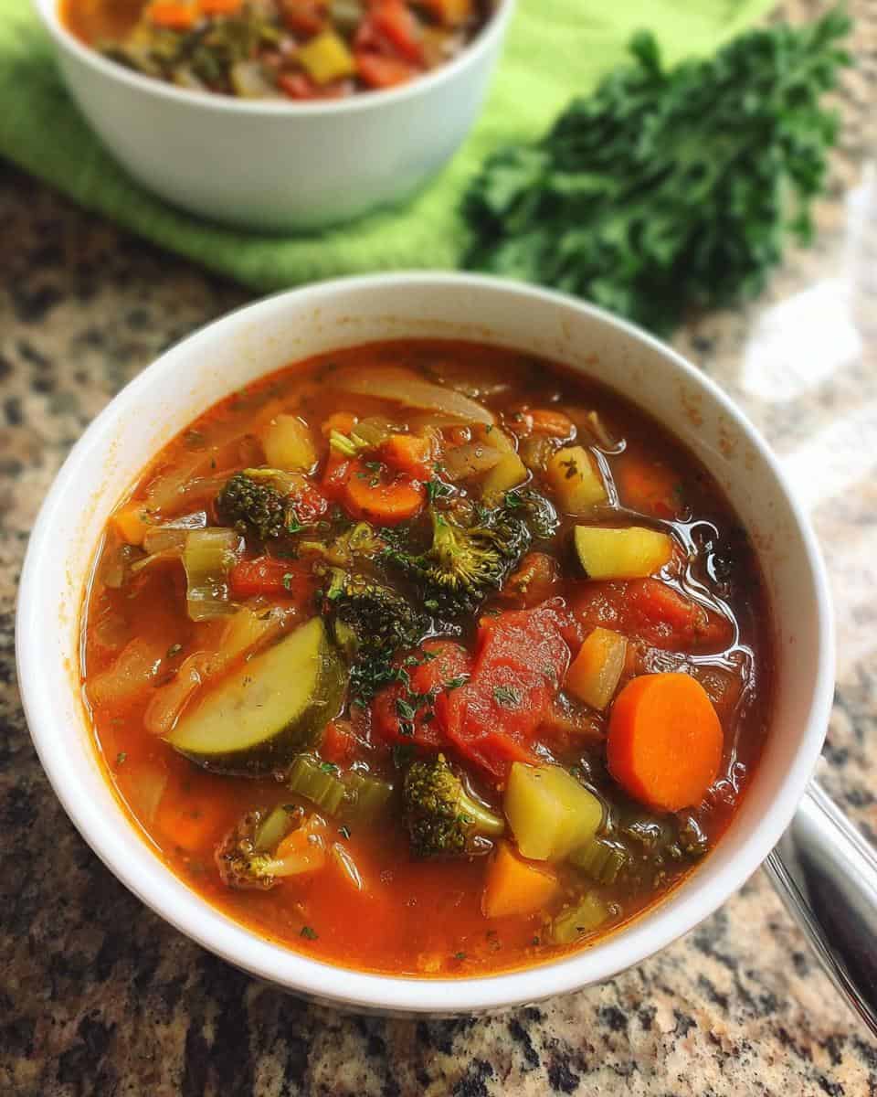 Detox Vegetable Soup - detail 2