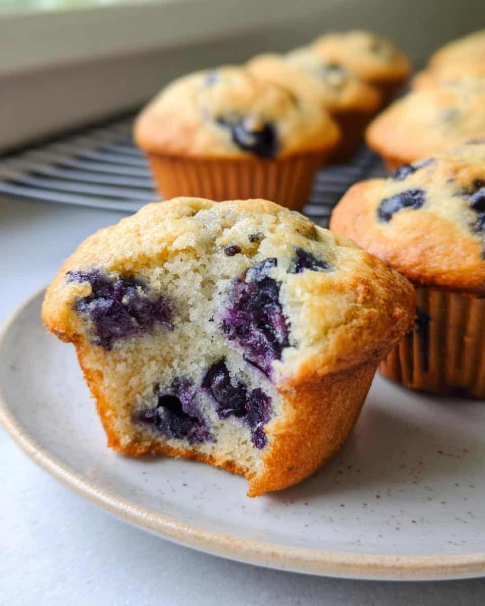 Easy Healthy Blueberry Muffins - detail 1