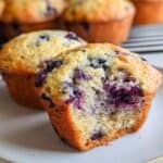 Easy Healthy Blueberry Muffins