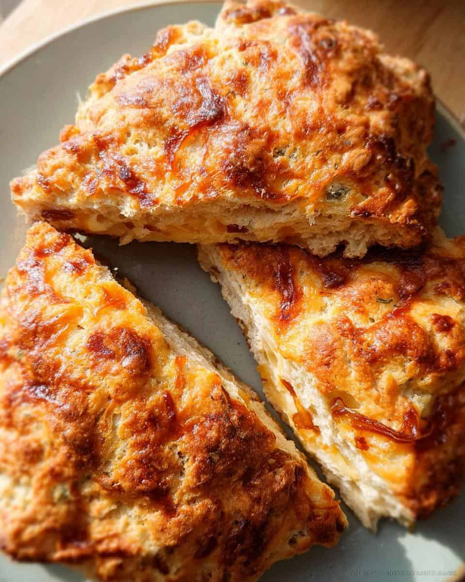 Gluten Free Caramelised Onion Cheese Scones - detail 1