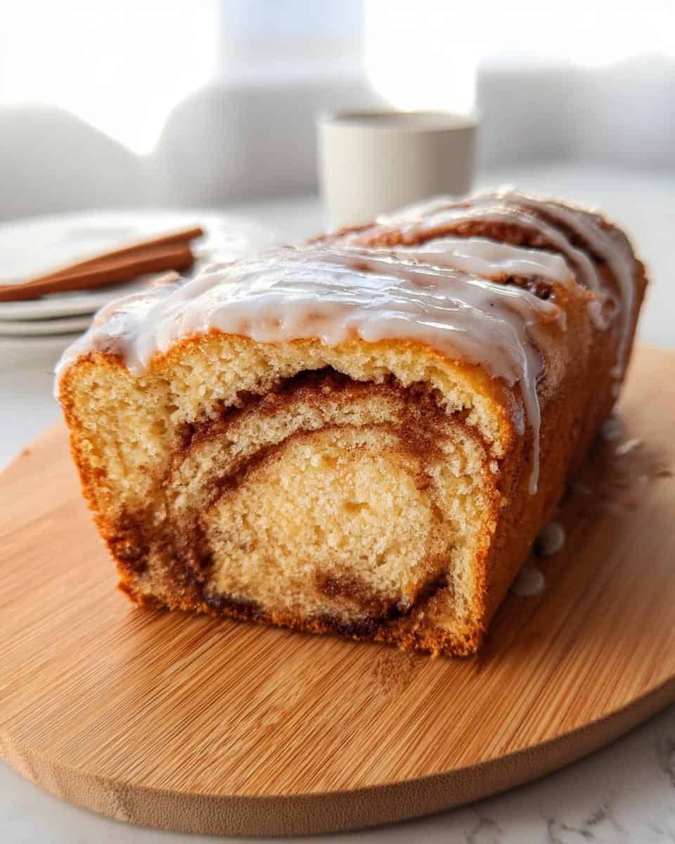 Greek Yogurt Cinnamon Roll Bread - detail 3