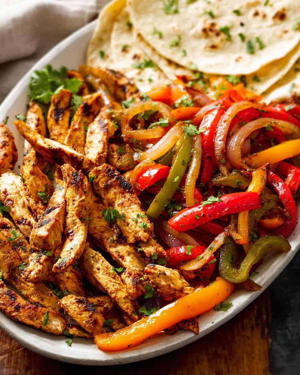Grilled Chicken Fajitas - detail 2