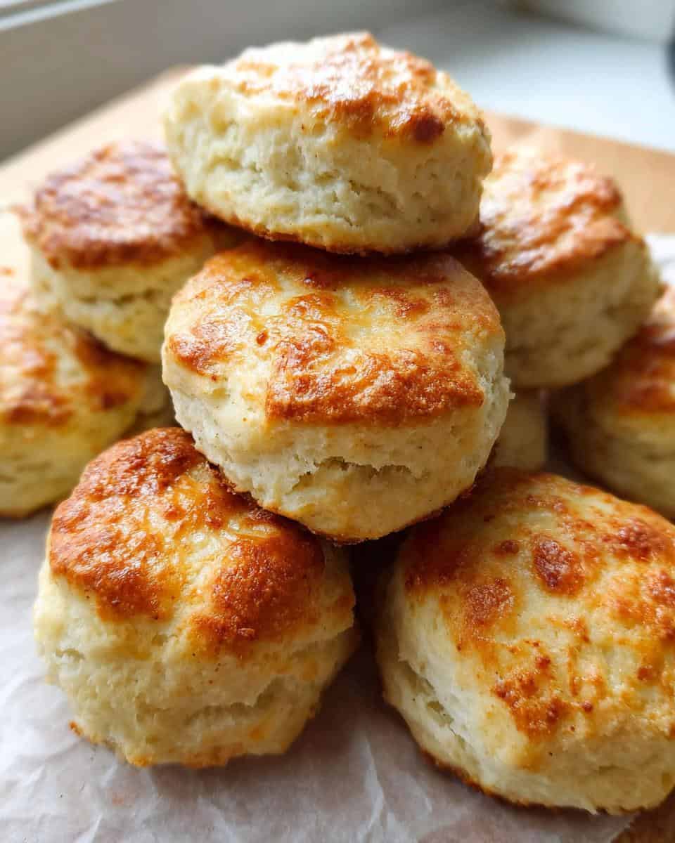 Healthy 2 Ingredient Greek Yogurt Biscuits - detail 1
