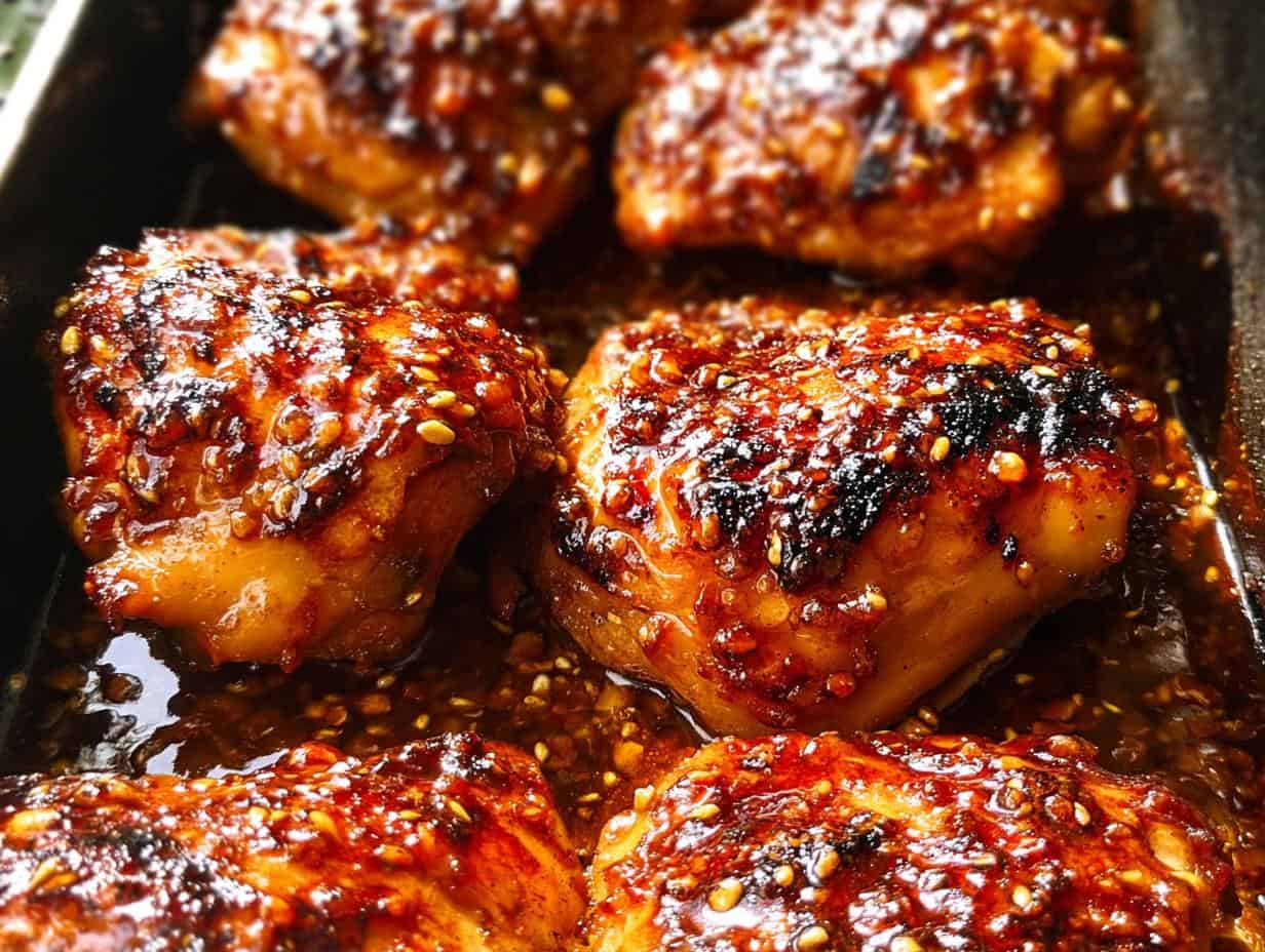 Honey Garlic Chicken Thighs Recipe: Insanely Simple 4 Step Meal