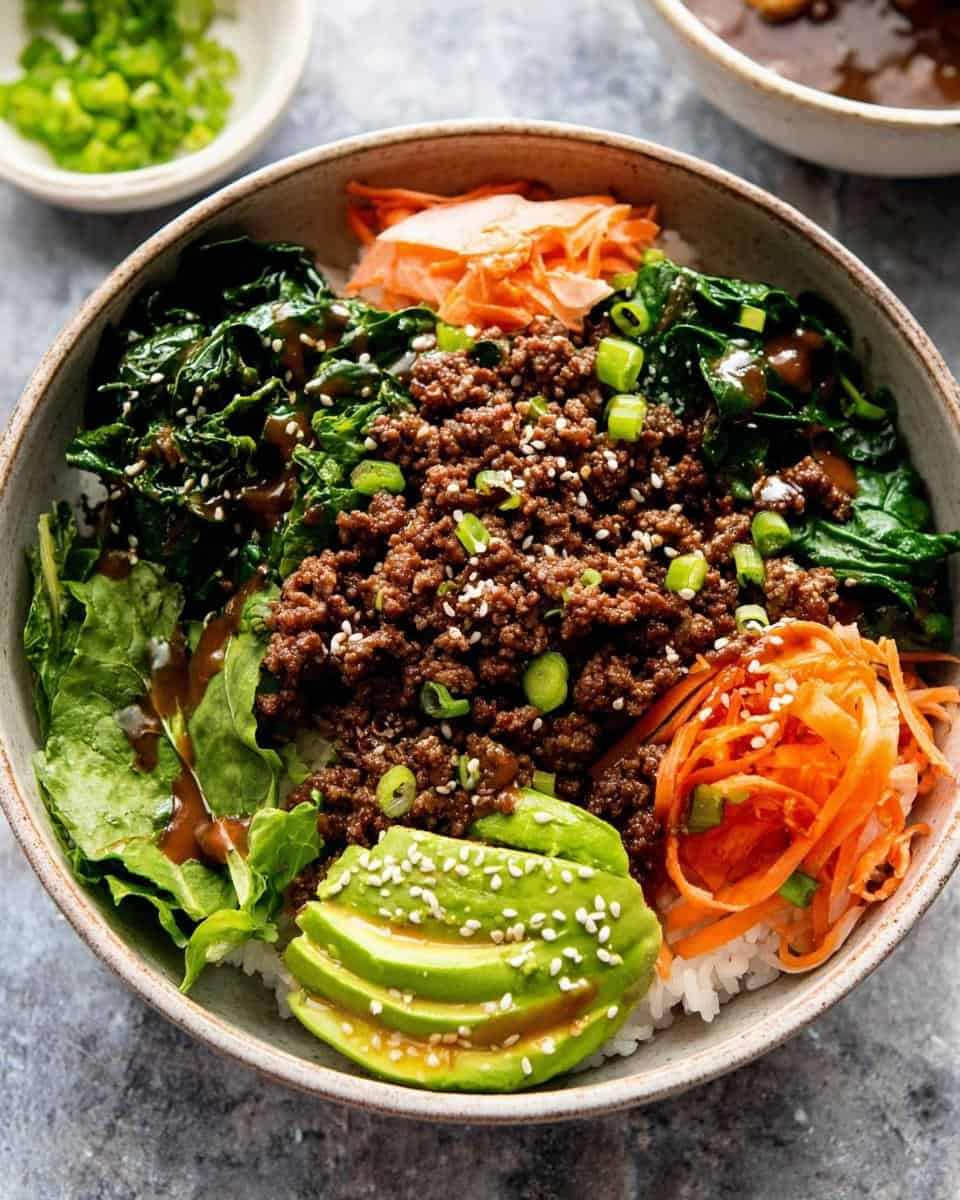Korean Beef Bulgogi Rice Bowls the easy way - detail 2