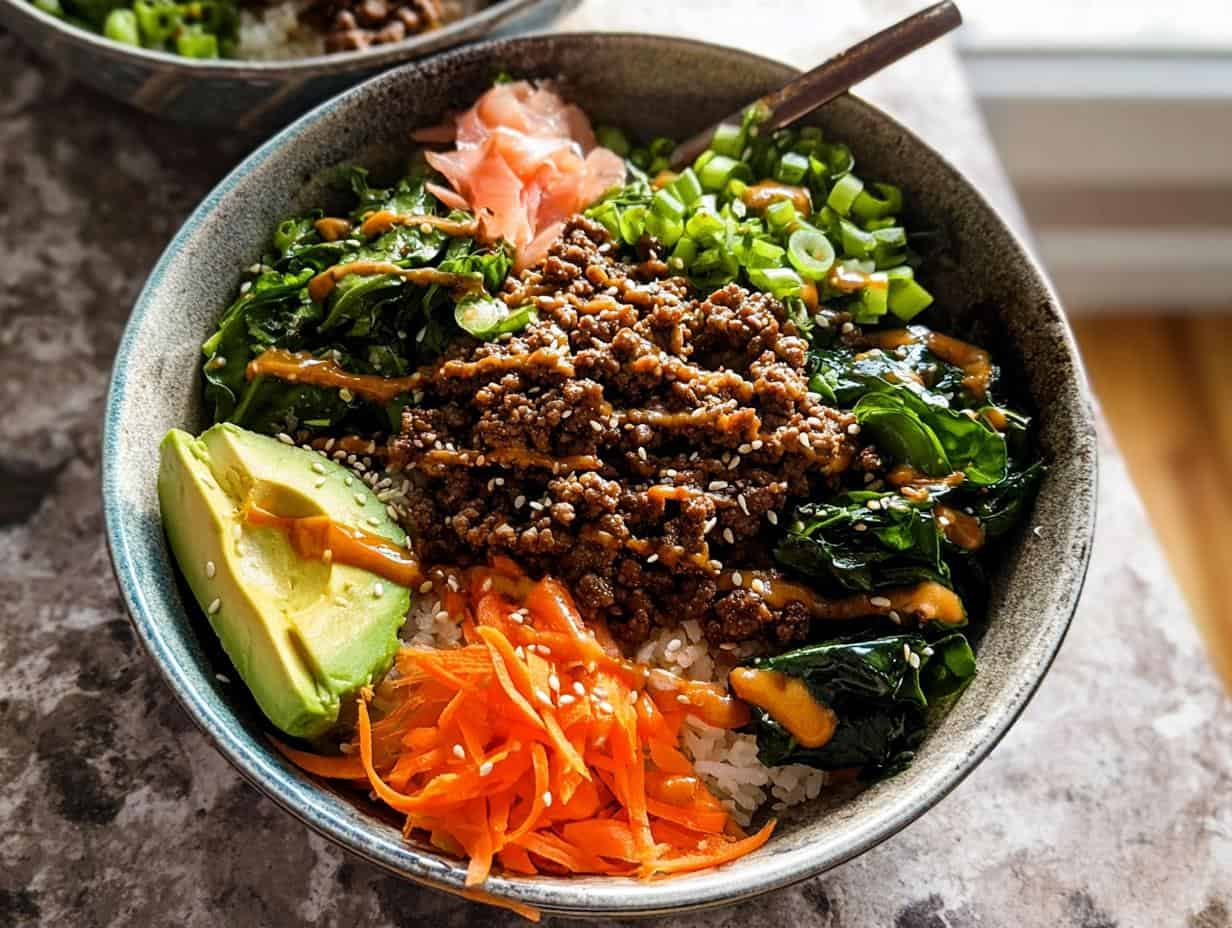 Korean Beef Bulgogi Rice Bowls the Easy Way: A Sinful 25