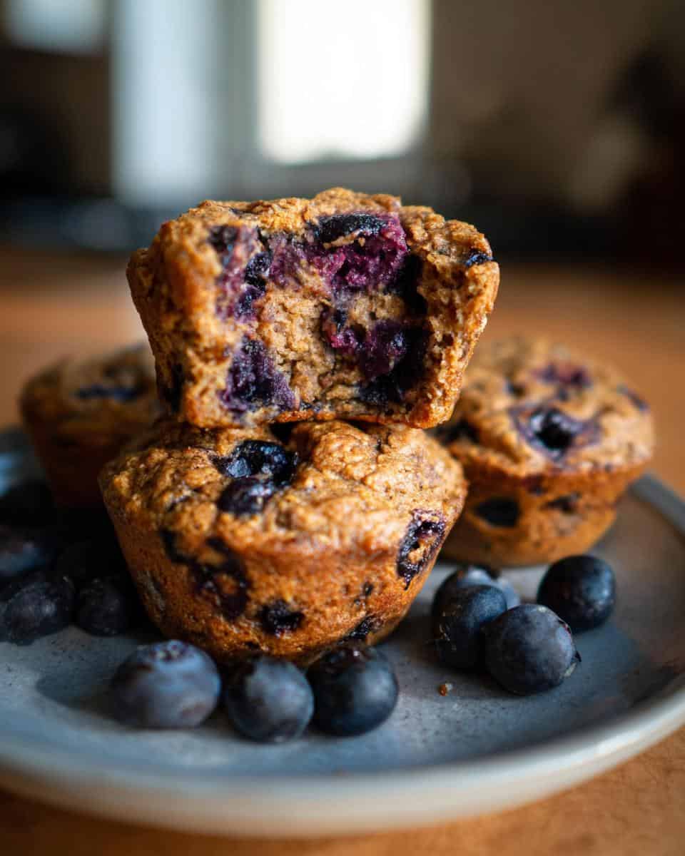 Moist Blueberry Protein Muffins - detail 3