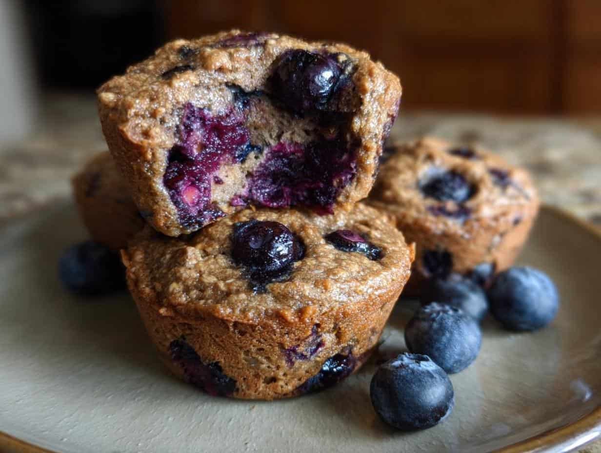 Irresistible Moist Blueberry Protein Muffins in 19 Minutes