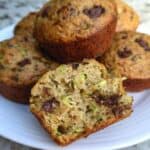 Moist Greek Yogurt Zucchini Muffin