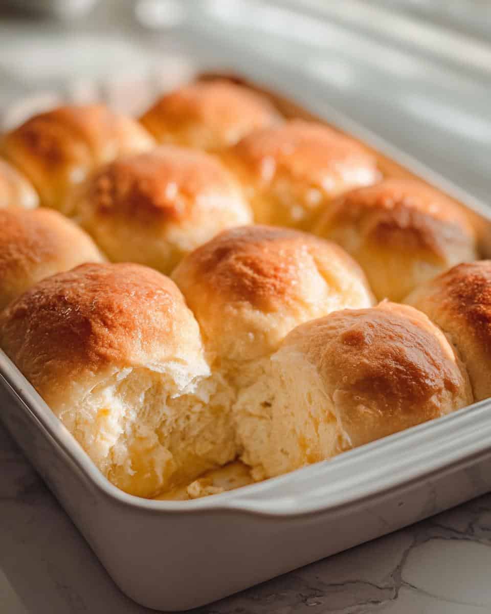 Soft Dinner Rolls with Greek Yogurt: - detail 1