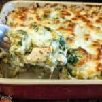 Spinach Artichoke Chicken Casserole