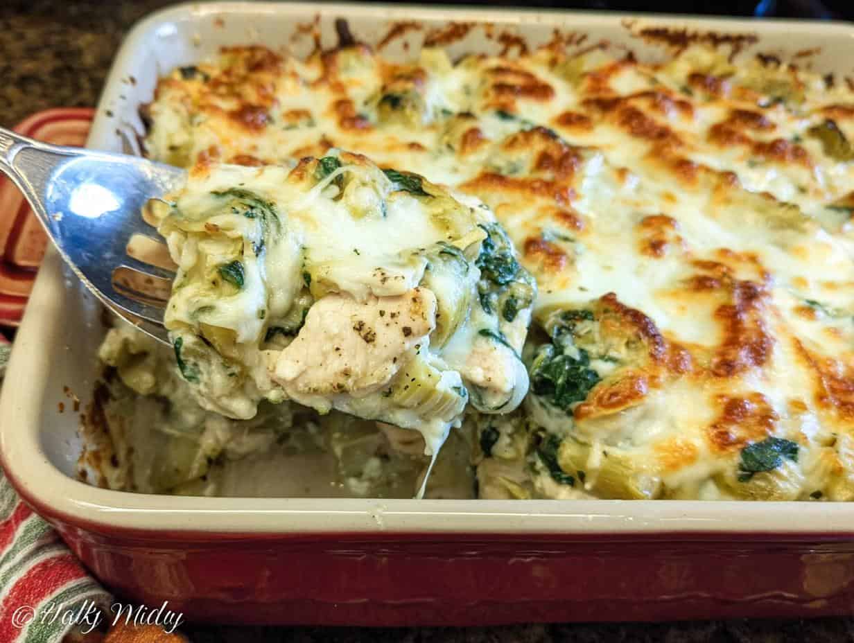 Irresistible Spinach Artichoke Chicken Casserole in 30 Minutes