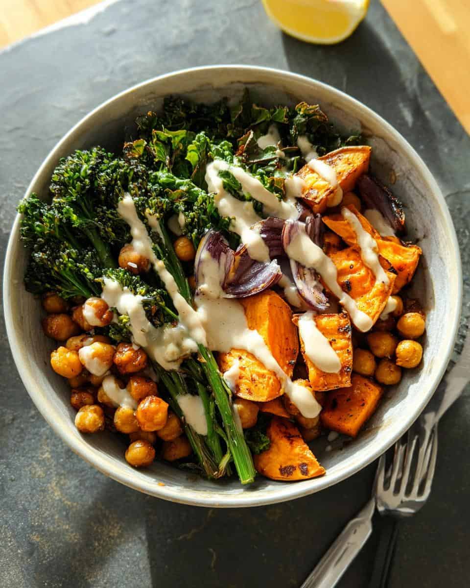 Sweet Potato Chickpea Buddha Bowl - detail 1