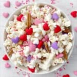 Valentine Popcorn Snack Mix