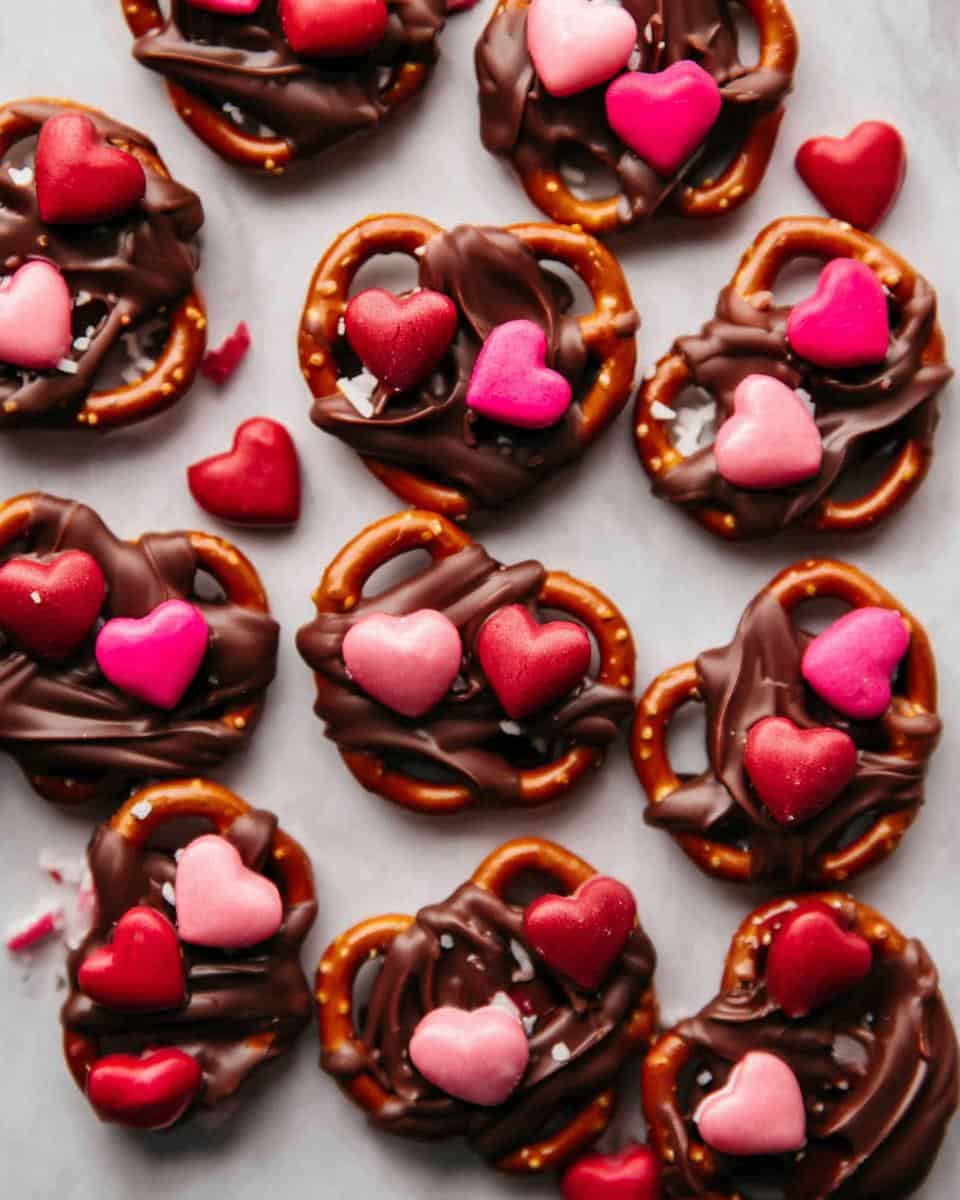 Valentine Pretzels - detail 2