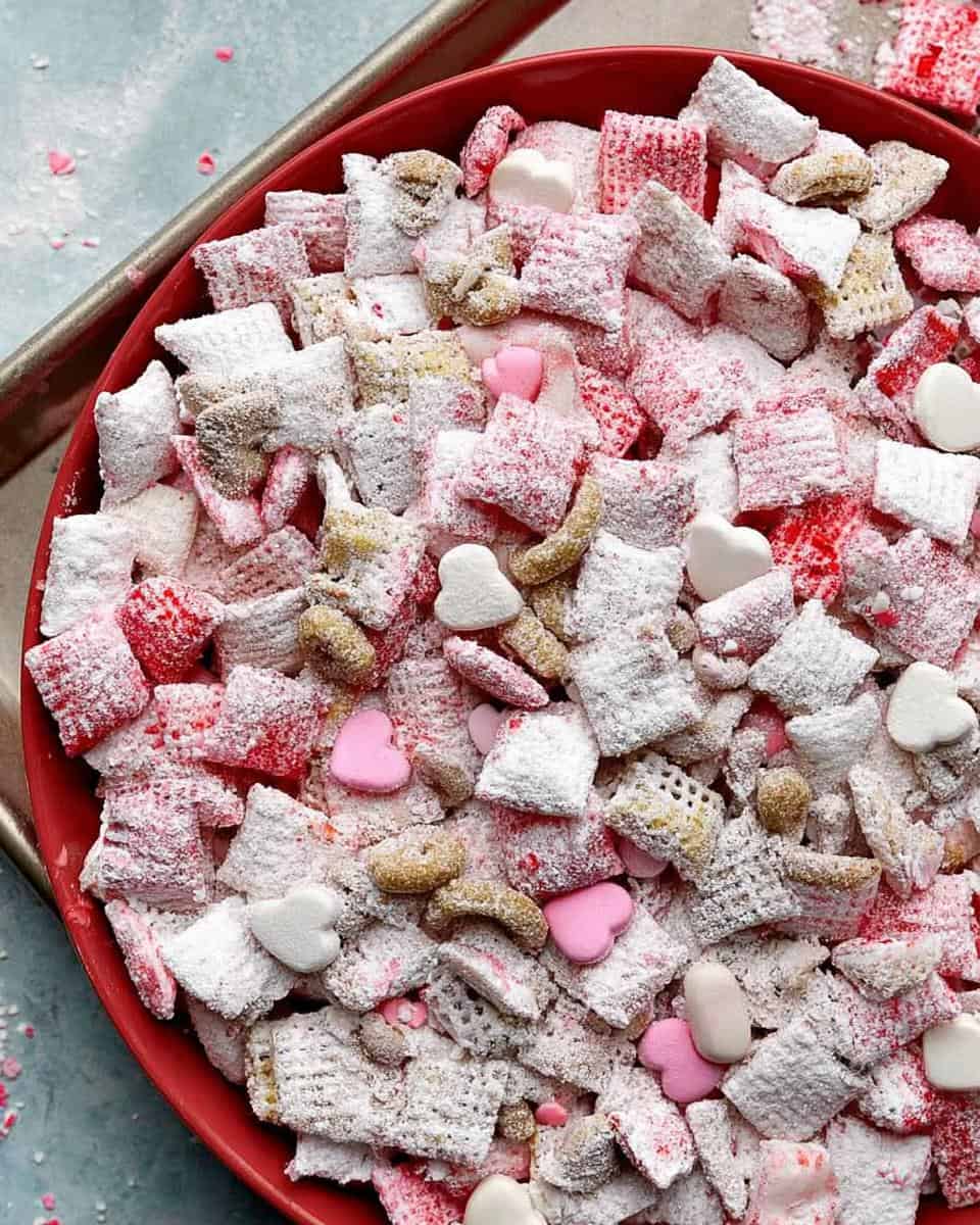 Easy Valentine Puppy Chow: Irresistibly Delicious!