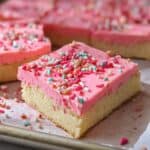 Valentine Sugar Cookie Bars