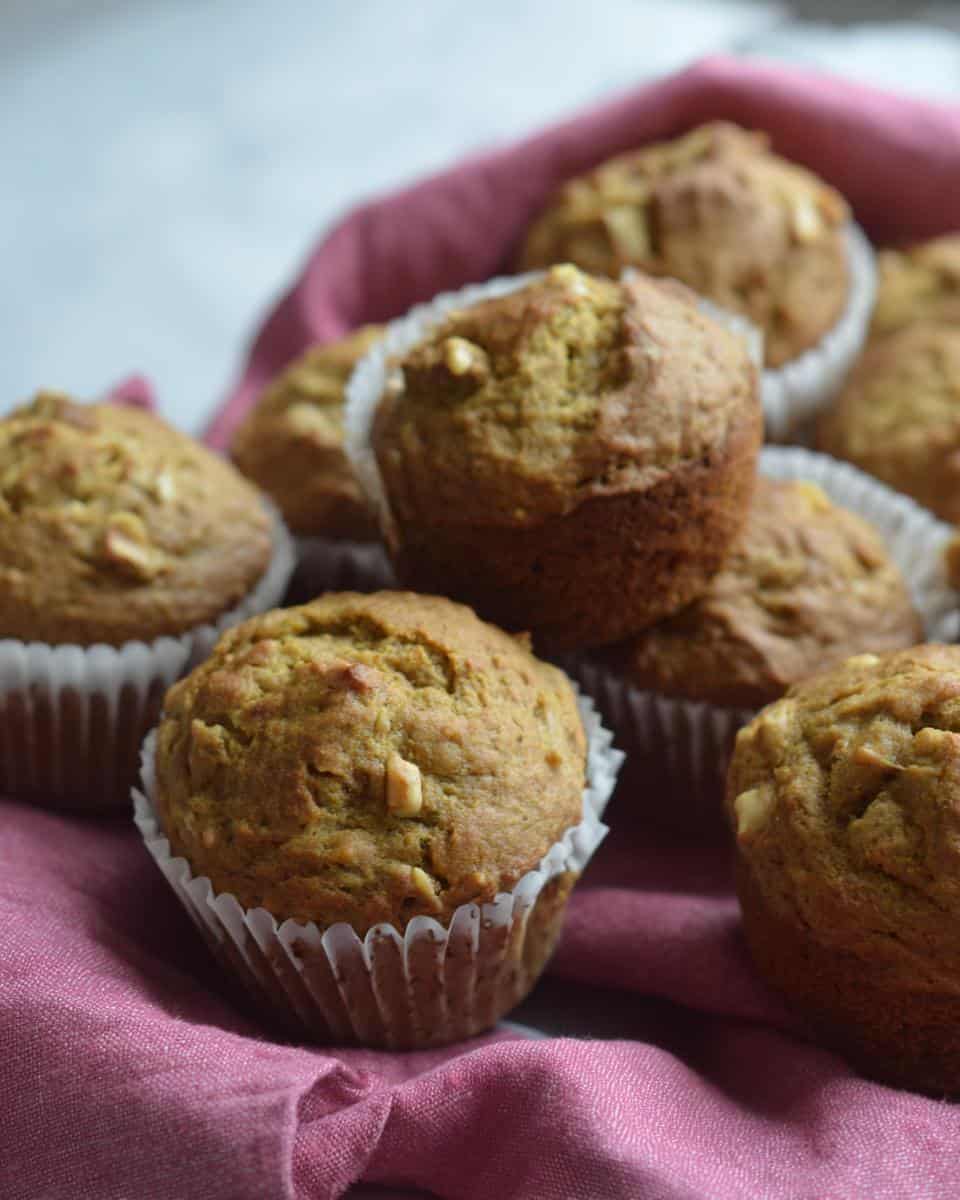 Whole Wheat Banana Walnut Muffins - detail 1