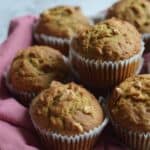 Whole Wheat Banana Walnut Muffins