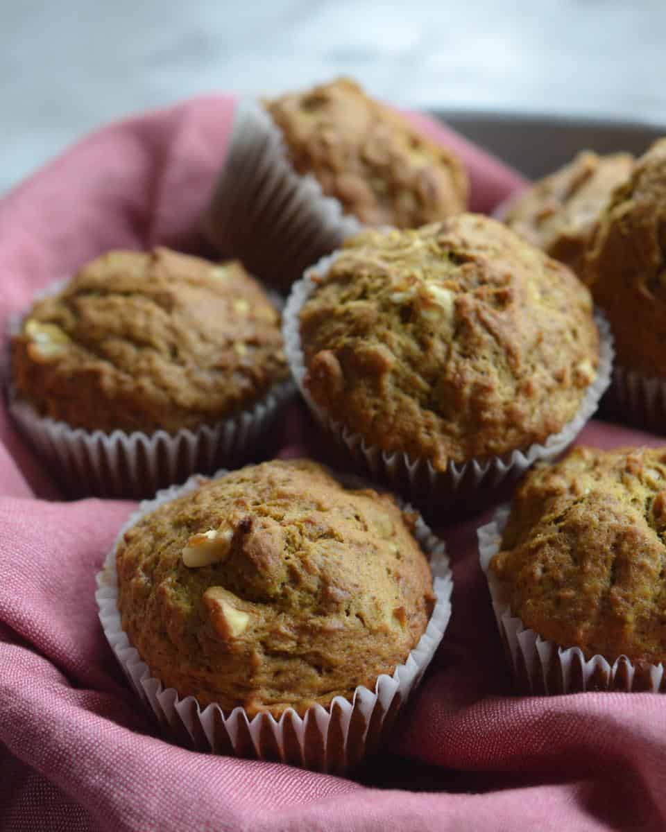 Whole Wheat Banana Walnut Muffins - detail 3