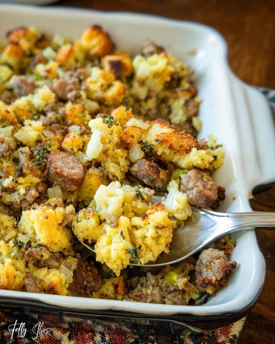 keto sausage stuffing recipe - detail 3