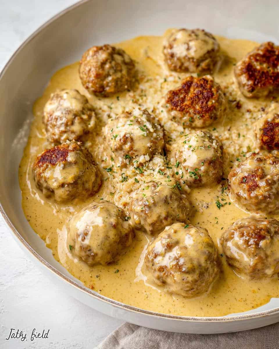 keto swedish meatballs - detail 2