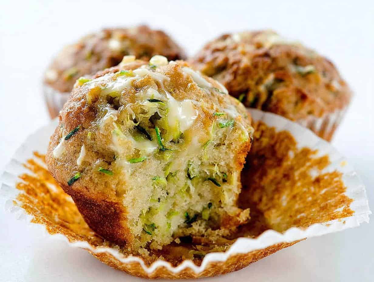 Unbelievably Moist Banana Zucchini Muffins: #1 Recipe