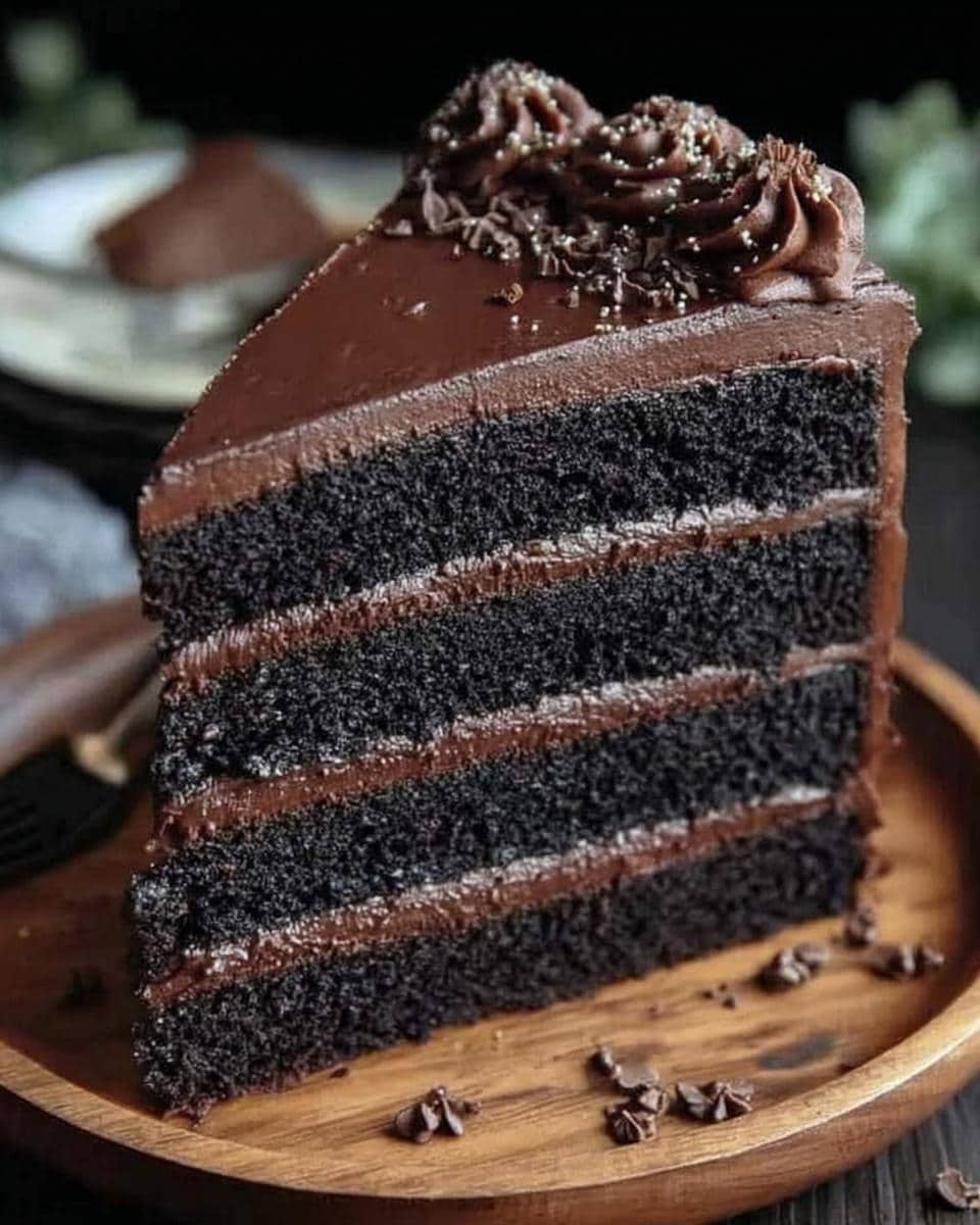 Black Velvet Cake - detail 2